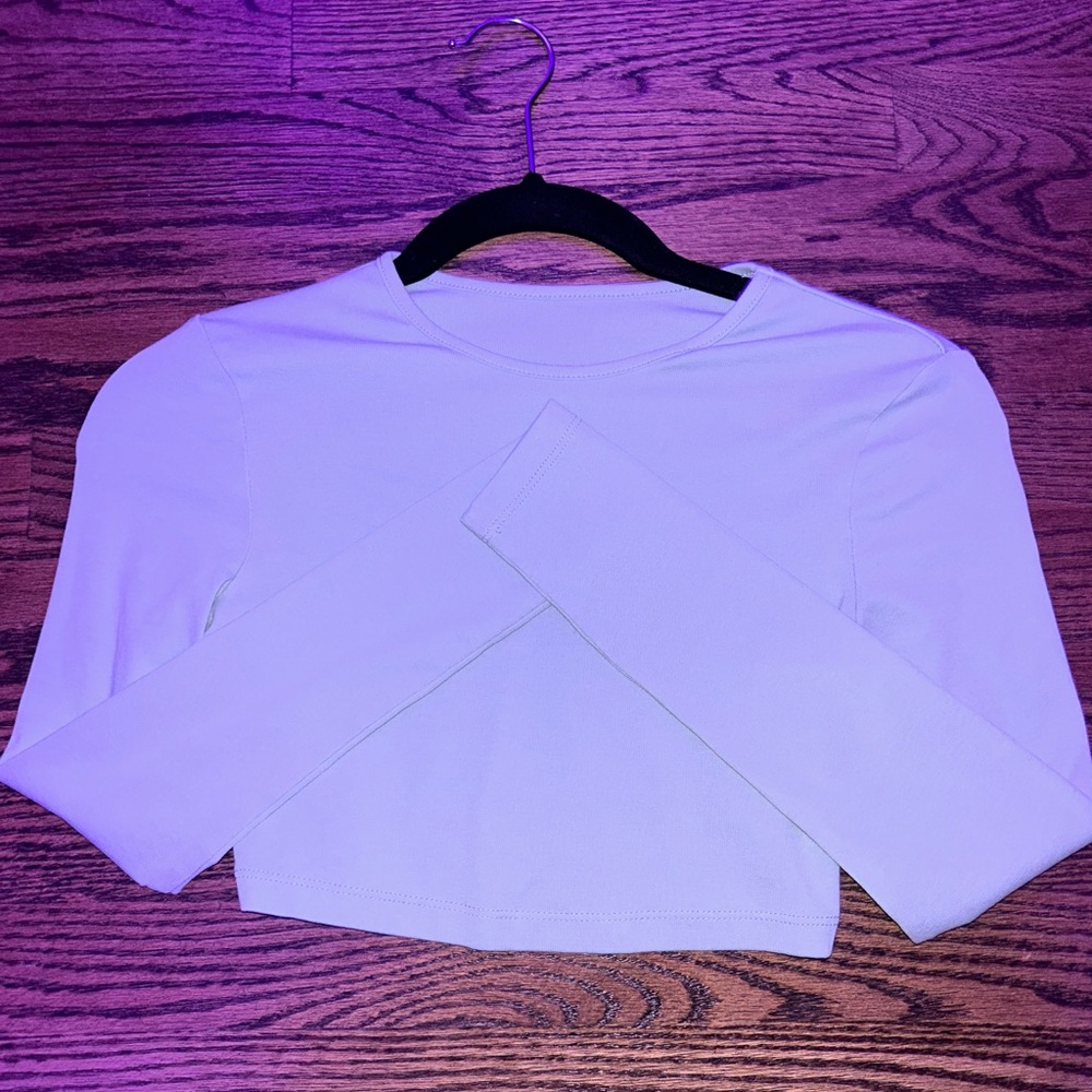 SHEIN long sleeve crop top